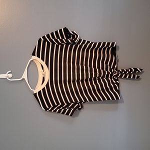 Striped tie shirt